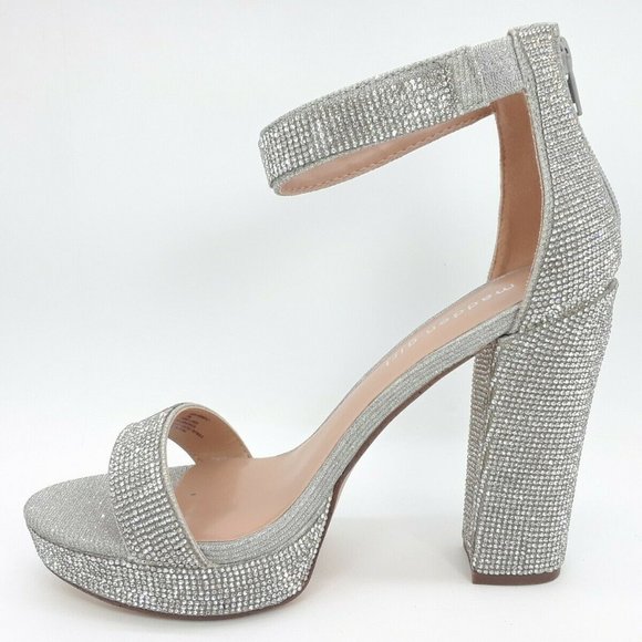 NWT - Madden Girl Siren Rhinestone Platform - 9 - Picture 7 of 7